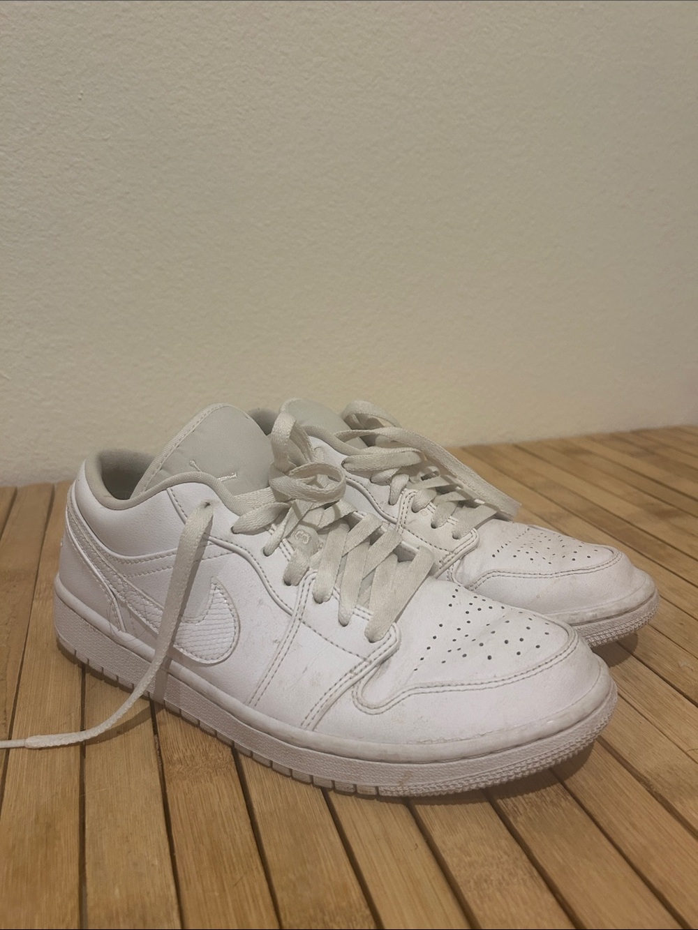 Jordan White Low Top Sneakers